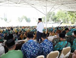 Besarnya Kecintaan Rudi pada Tokoh Agama, 4.500 Karung Beras Dibagikan