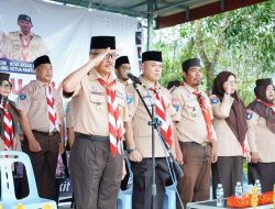 Kakak Jefridin Apresiasi Kegiatan Geladian Pimpinan Regu dan Pimpinan Sangga Kwarran Sagulung