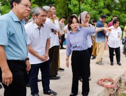 Wakil Kepala BP Batam Li Claudia Chandra Sidak Lokasi Penimbunan Sungai Permata Baloi