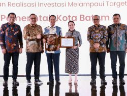 Lampaui Target Investasi 2025, Pemko Batam Borong Dua Penghargaan dari Kementerian Investasi dan Hilirisasi