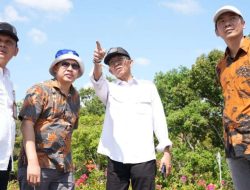 Hari Pertama Kerja, Amsakar Achmad Tinjau Sejumlah Proyek Pembangunan