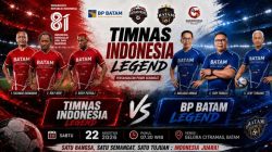 Timnas Indonesia Legend Turun ke Batam, Nyalakan Mimpi dari Grassroots Menuju Panggung Internasional