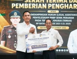Sinergi BP Batam dan Kejari Batam, Rp18,82 Miliar PNBP Sewa Perairan Tersus Berhasil Diselesaikan