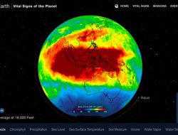 Citra Satelit NASA Tampilkan Sebaran Karbon Monoksida Tinggi di Indonesia